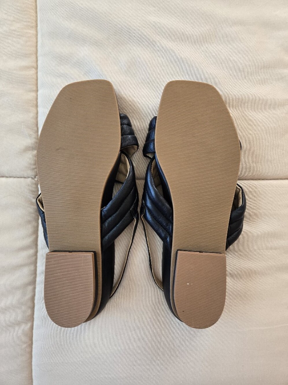 Bared Footwear Black Leather Batis Criss Cross strap sandals, EU 41 - Picture 5 of 9